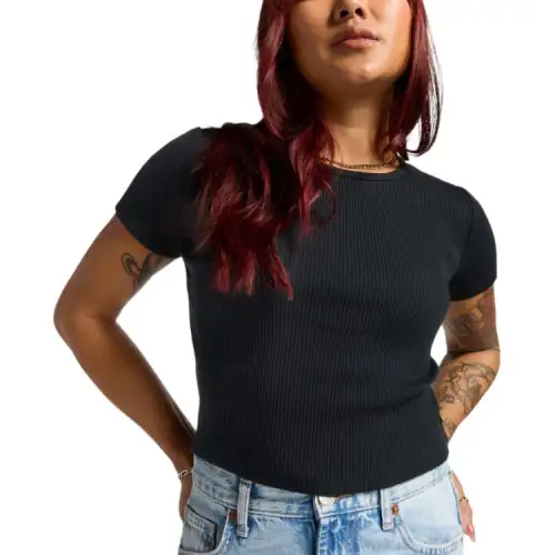 Converse Ribbed Slim T Shirt