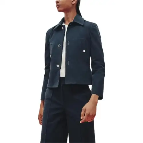 HERMES Jackets Women's Jasper Square Collar Moderate Other