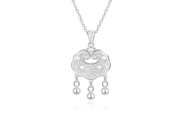 KING TAI SANG 925 Sterling Silver 999 Fine Silver Necklaces Women's