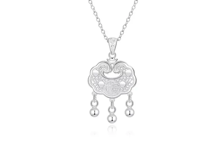 KING TAI SANG 925 Sterling Silver 999 Fine Silver Necklaces Women's