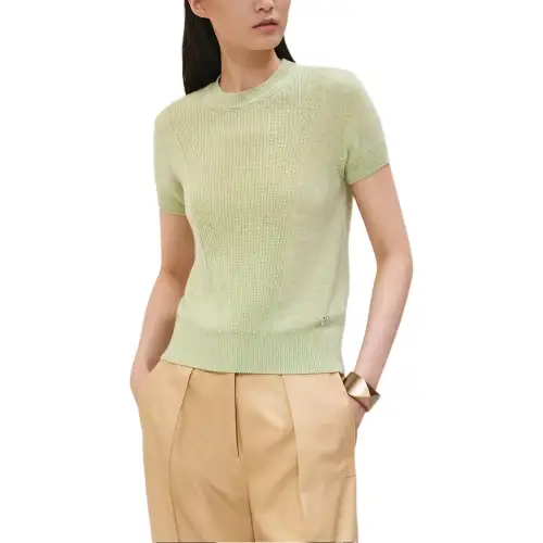 HERMES Cashmere Sweater Women's Verdant Green
