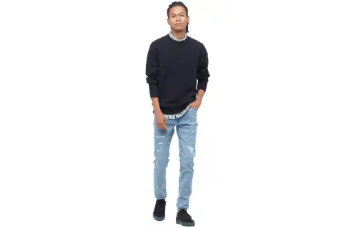 UNIQLO Jeans Unisex Lake Blue Moderate Other