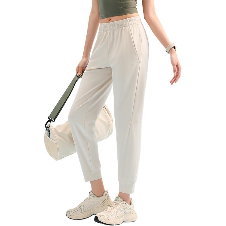 Anta Variety Training Collection Sports Pants Women’s Light Sand Khaki