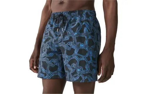 HERMES SS23 Beach Shorts Men's Dark Blue