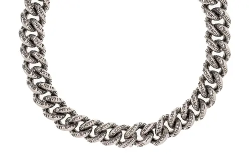 Balenciaga Brass Necklaces Men's Silver