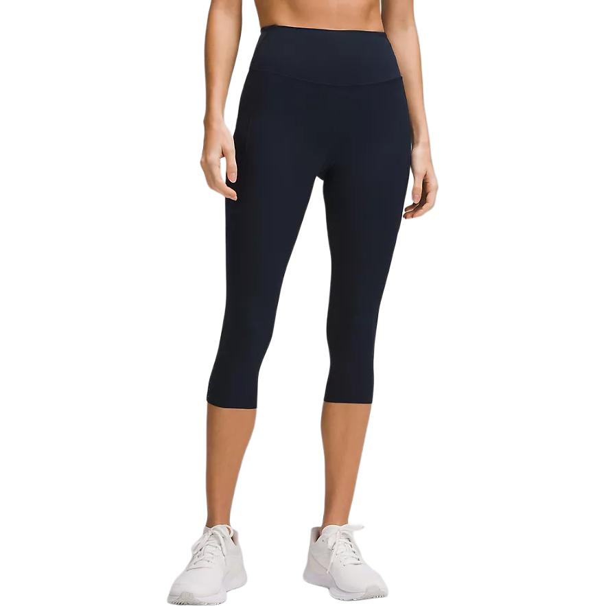 Lululemon Fast And Free High Rise Crop With Pockets 19′ Sports Pants Women’s