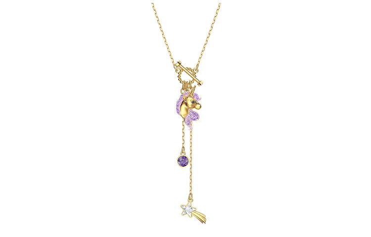 Подвеска Swarovski Out of this World (золотисто-фиолетовая)
