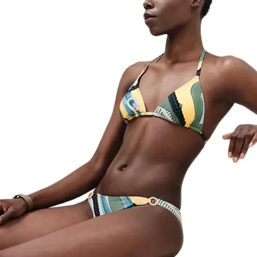 HERMES Bikini Women's Yellow Rabiido