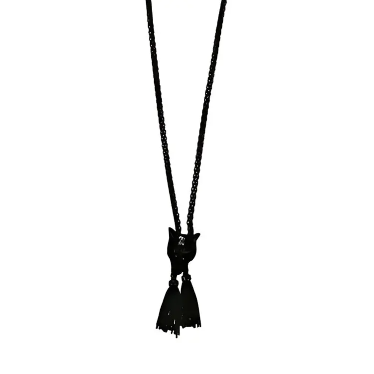 GUCCI Necklaces Women's Black