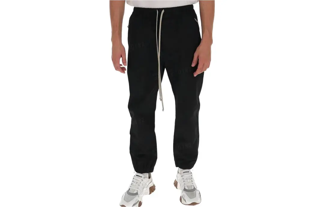 RICK OWENS/RO Knitted Sweatpants Men's Black