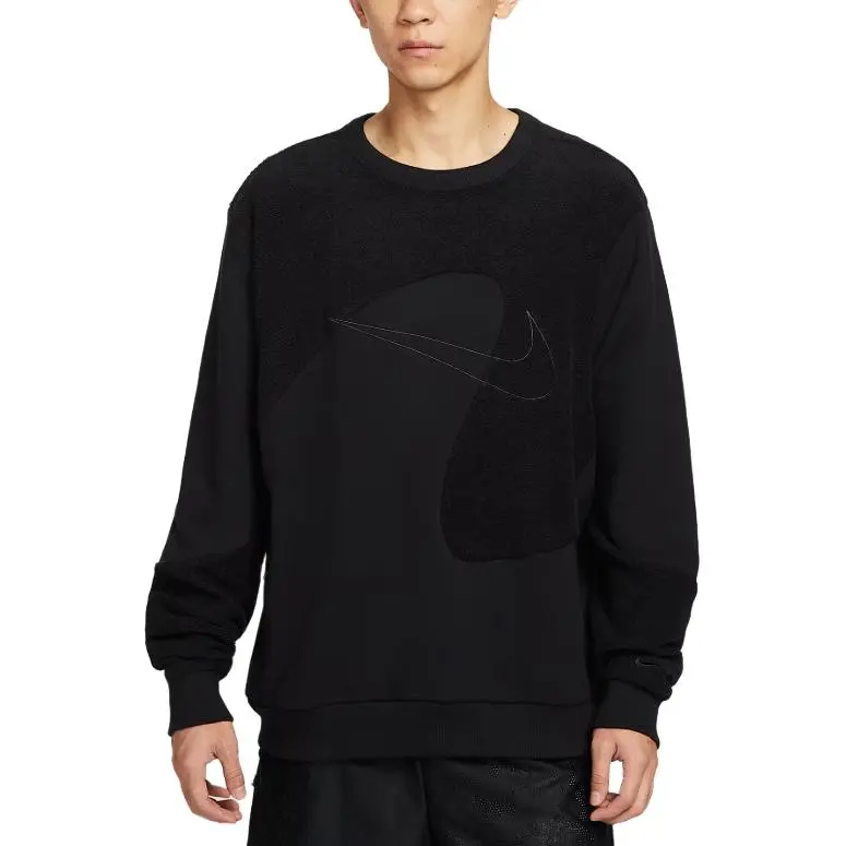 Nike Clothing Sweatshirts Men's Black Crew Neck Moderate