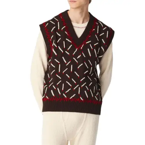 Bottega Veneta Jacquard Matches Gilet