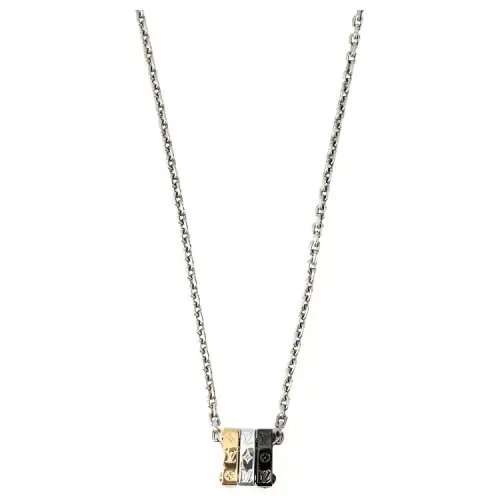 Lv Monogram Bold Necklace