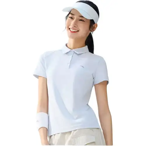 Anta Polo Shirt Women's Light Dusk Blue