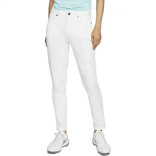 Nike Jeans Women's White Moderate Slim Fit Pants