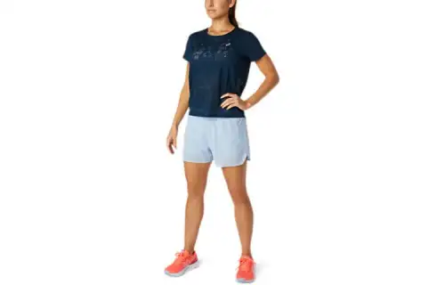 ASICS VENTILATE 2 N 1 Casual Shorts Women's Light Blue
