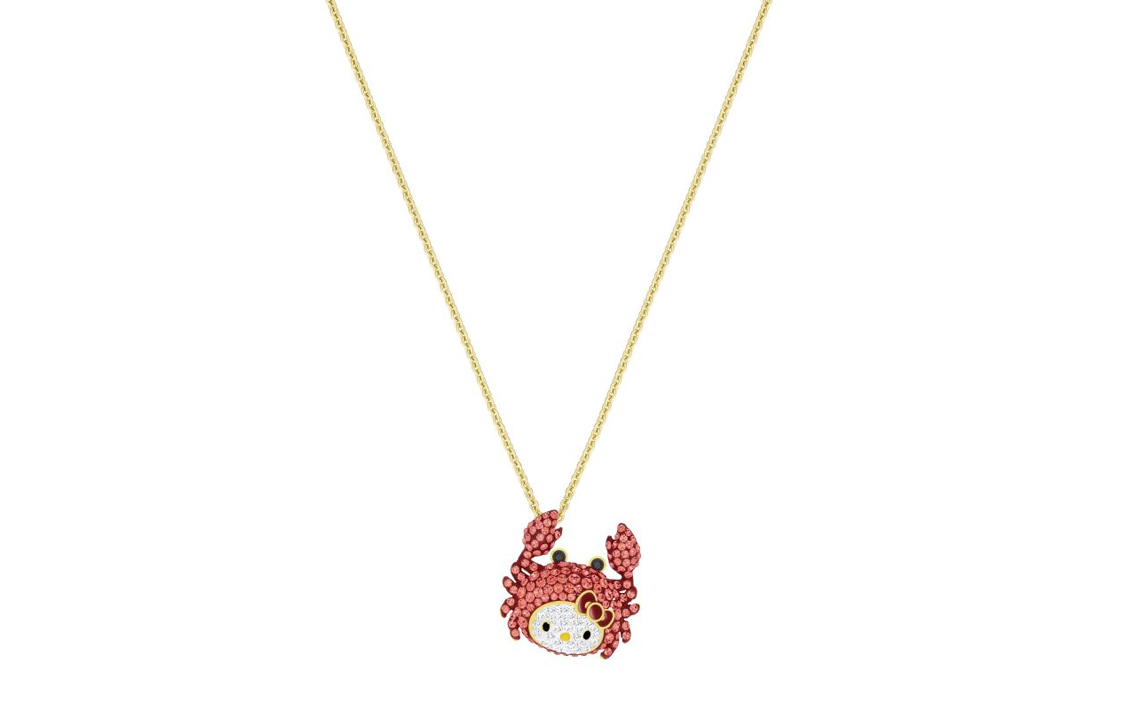 Женская подвеска Swarovski Hello Kitty (серебристая)