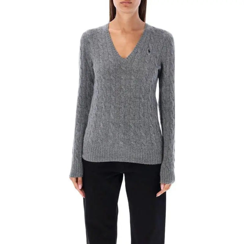 Polo Ralph Lauren Sweater Slim Fit Women's Gray