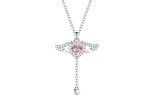 ZEGL 925 Silver Cubic Zirconia Necklaces Women's