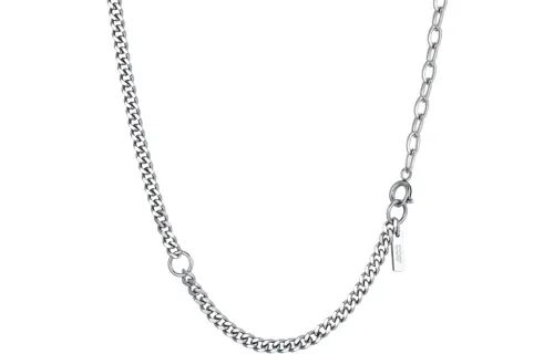 CIROCCO Titanium Steel Necklaces Men's Silver