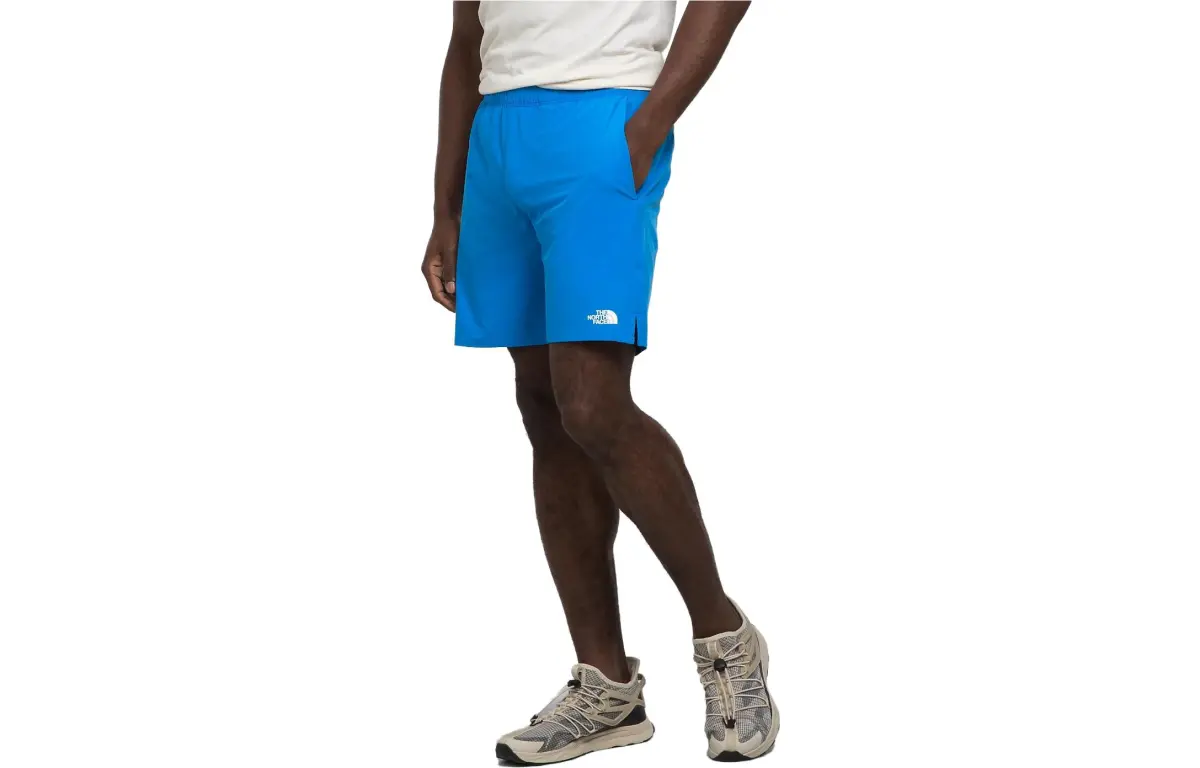 THE NORTH FACE Casual Shorts Men's Blue Moderate Straight Fit Pants