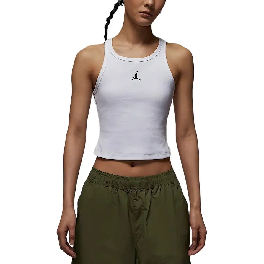 Jordan T-Shirts Women's White Crew Neck Moderate