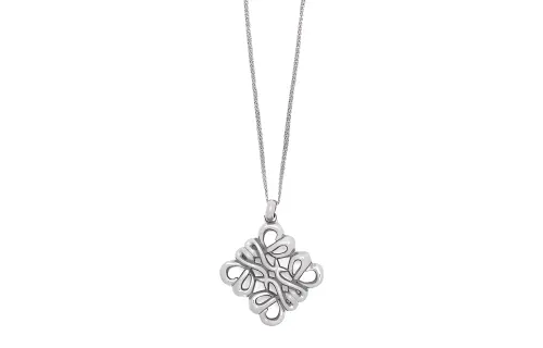 LOEWE Anagram 925 Sterling Silver Necklaces Women's
