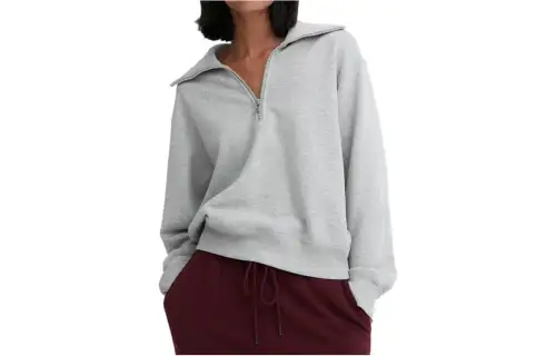 UNIQLO Sweatshirts Women's Gray Half Turtleneck Moderate Other