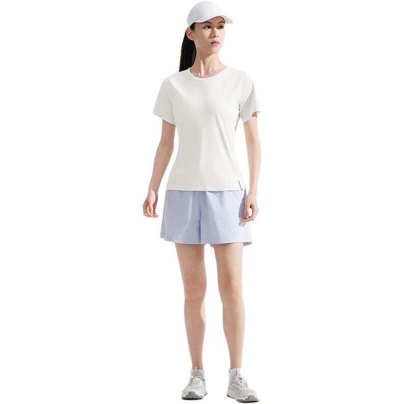 THE NORTH FACE SUN SMOOTH Quick Dry T Shirts Women’s QLI/Dune White