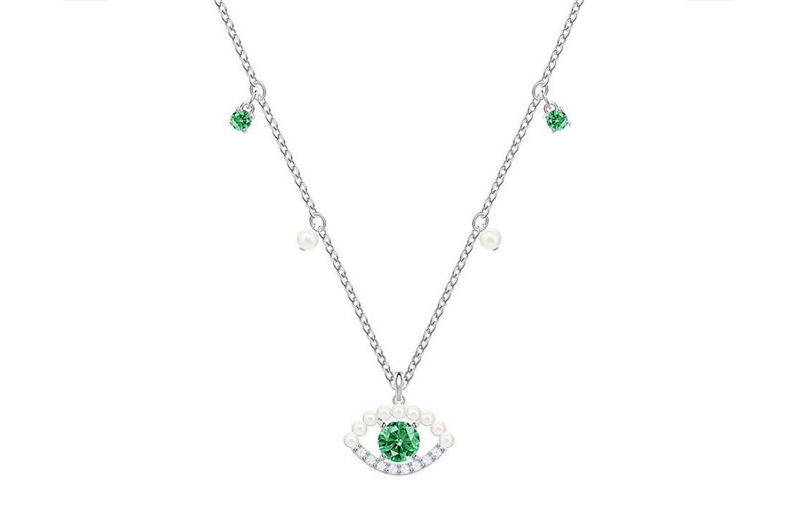 Женское necklace Swarovski Luckily (серебряное)