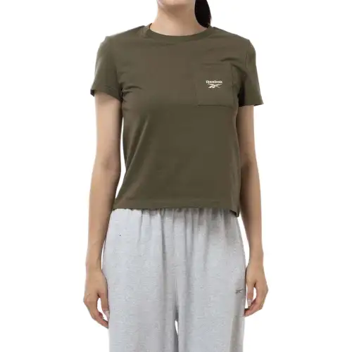 Reebok T Shirt Women's Army Green