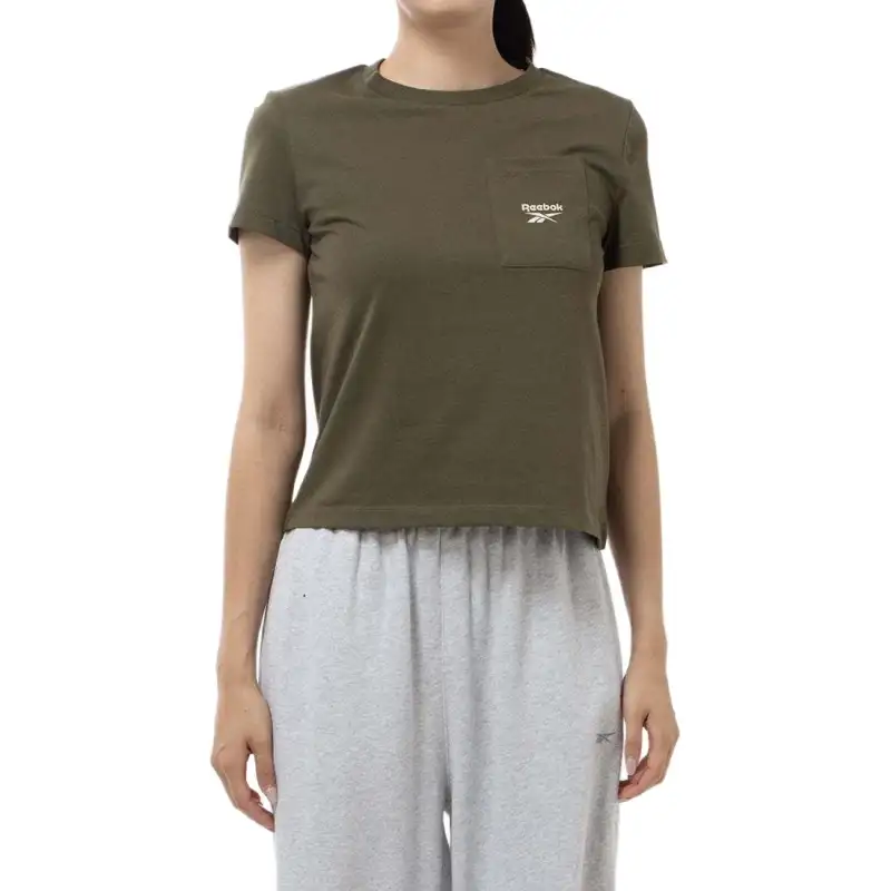 Reebok T Shirt Women's Army Green