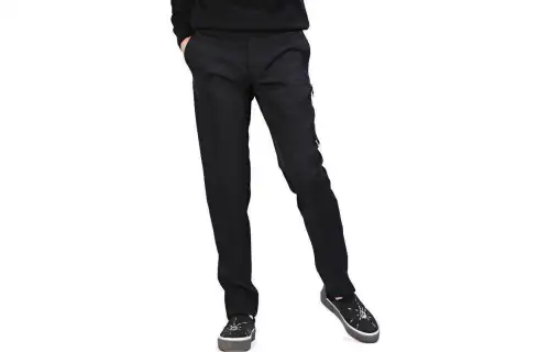 DIOR Casual Pants Men's Black Moderate Straight Fit Pants