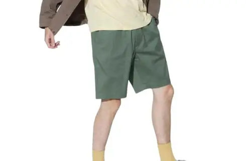 UNIQLO Casual Shorts Unisex Grass Green