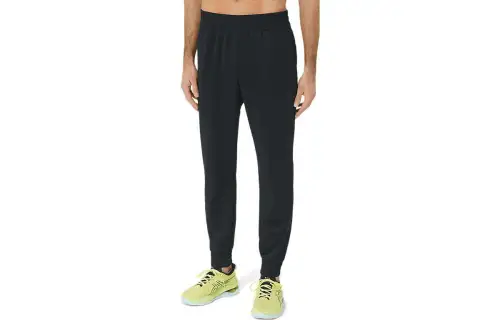 ASICS Knitted Sweatpants Men's Black Moderate Straight Fit Pants