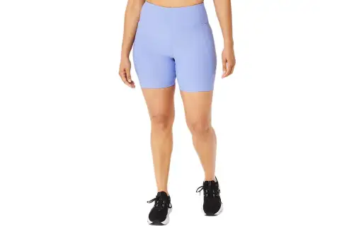 Asics Rib Bike Short Casual Shorts Women's Purple