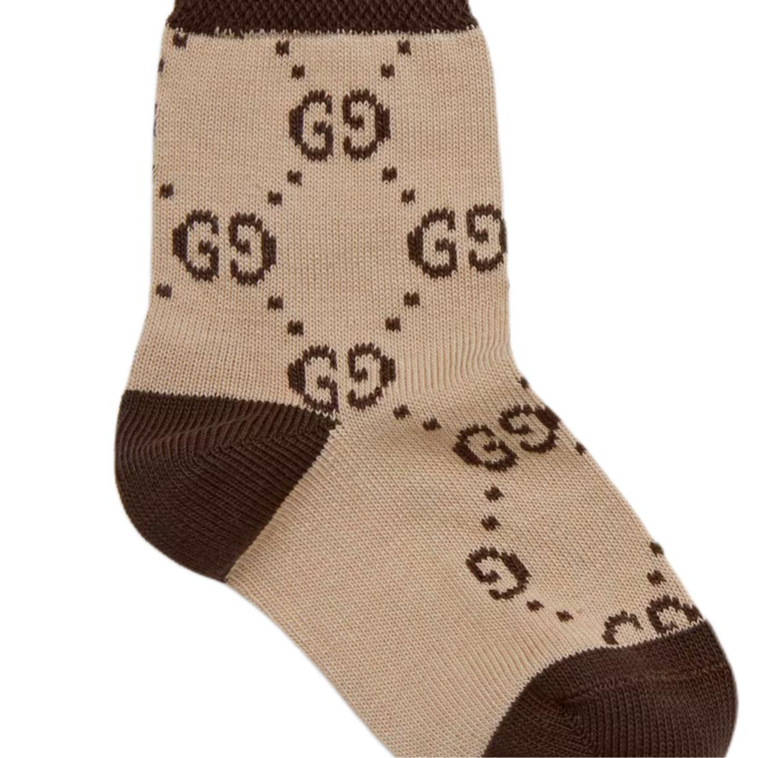 Носки Gucci (бежевый) — фото 3