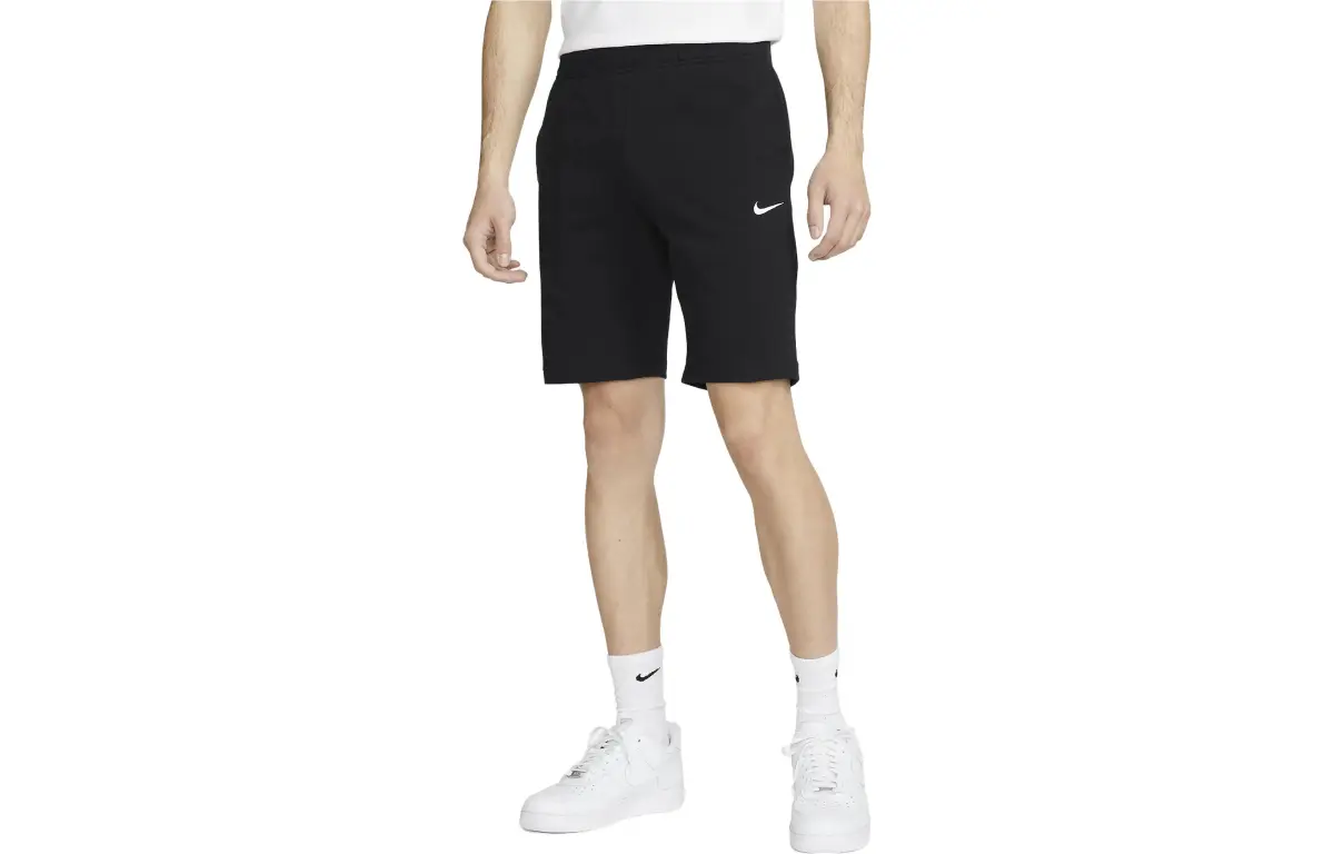 Nike Casual Shorts Men's Black Moderate Straight Fit Pants