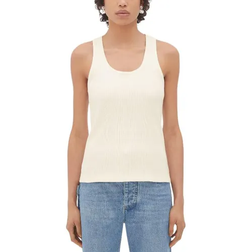 Bottega Veneta Ribbed Sleeveless Tank Top