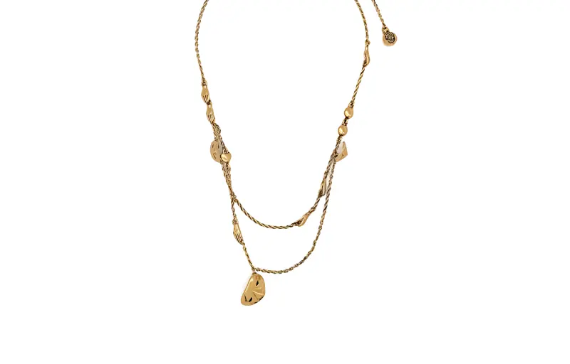 DIOR Brass Necklaces Women's Gold