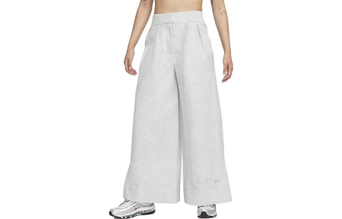Nike Casual Pants Women's White Moderate Wide Leg Pants