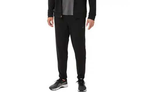ASICS Knitted Sweatpants Men's Black Moderate Cuffed Pants