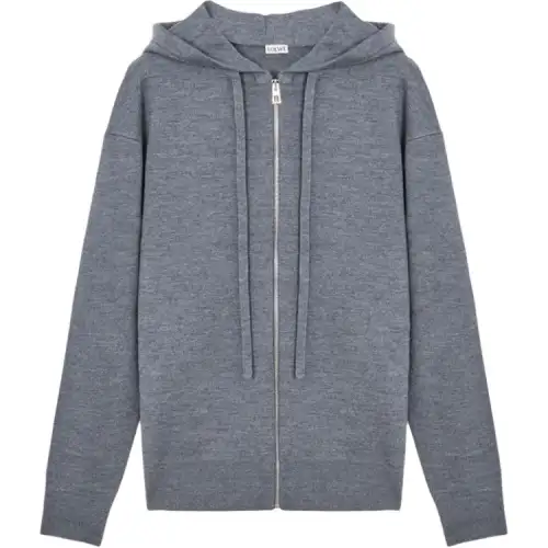 Loewe Anagram Zip-Up Hoodie