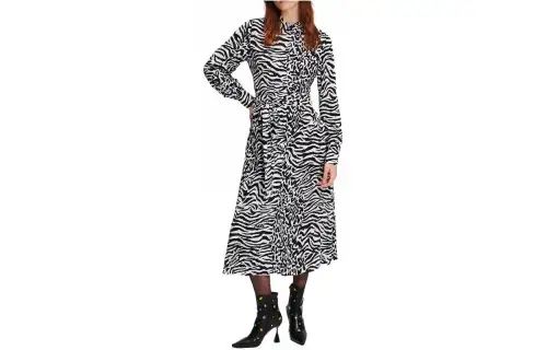 Karl Lagerfeld / Karl Lagerfeld Jeans Karl animal-print shirt dress