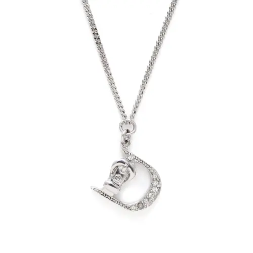 DIOR Logo Pendant Necklace