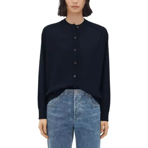 Bottega Veneta Buttoned Long Sleeved Cardigan