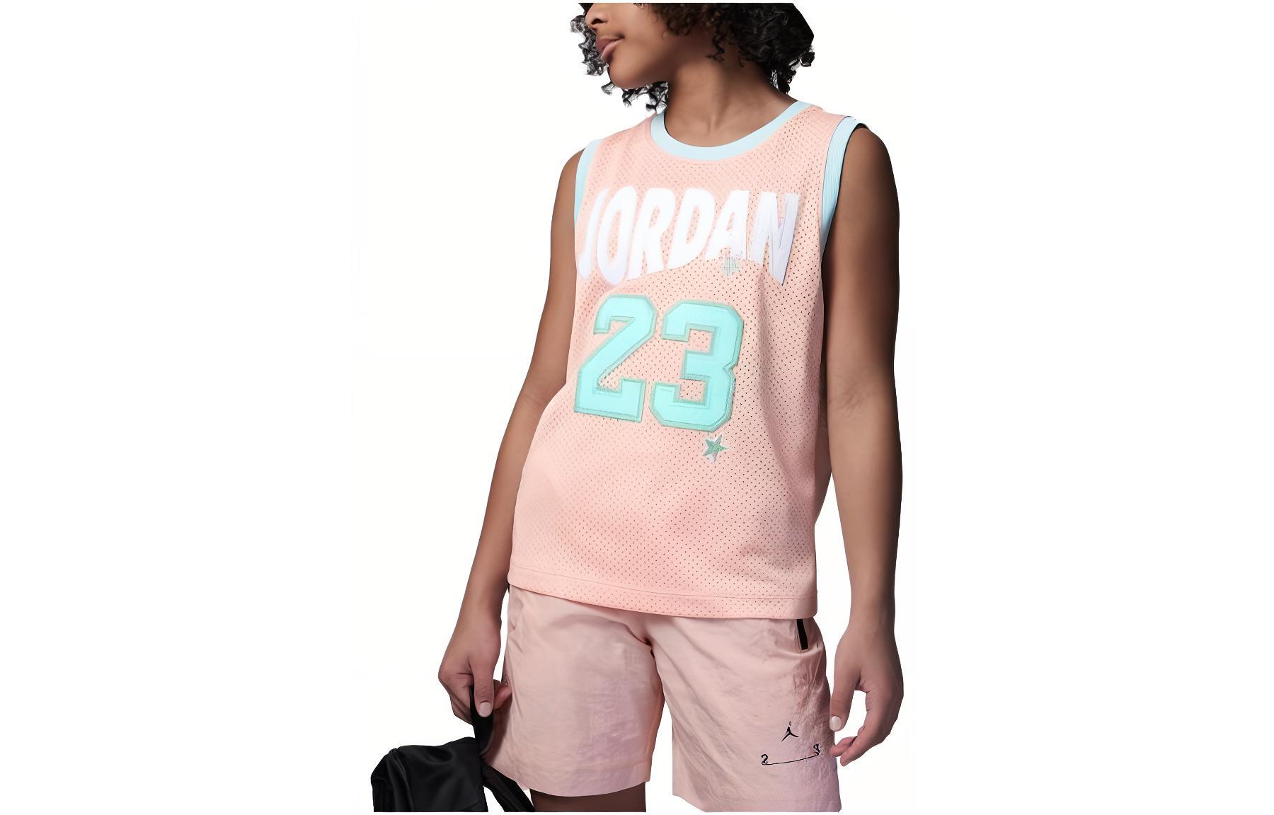 Детская майка Jordan Basketball Vest (розовая)