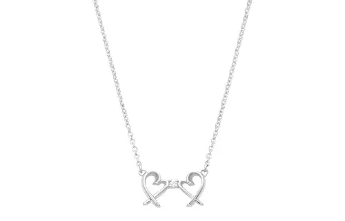 TIFFANY & CO. Paloma Picasso 925 Silver Set With Diamonds Necklaces Women's
