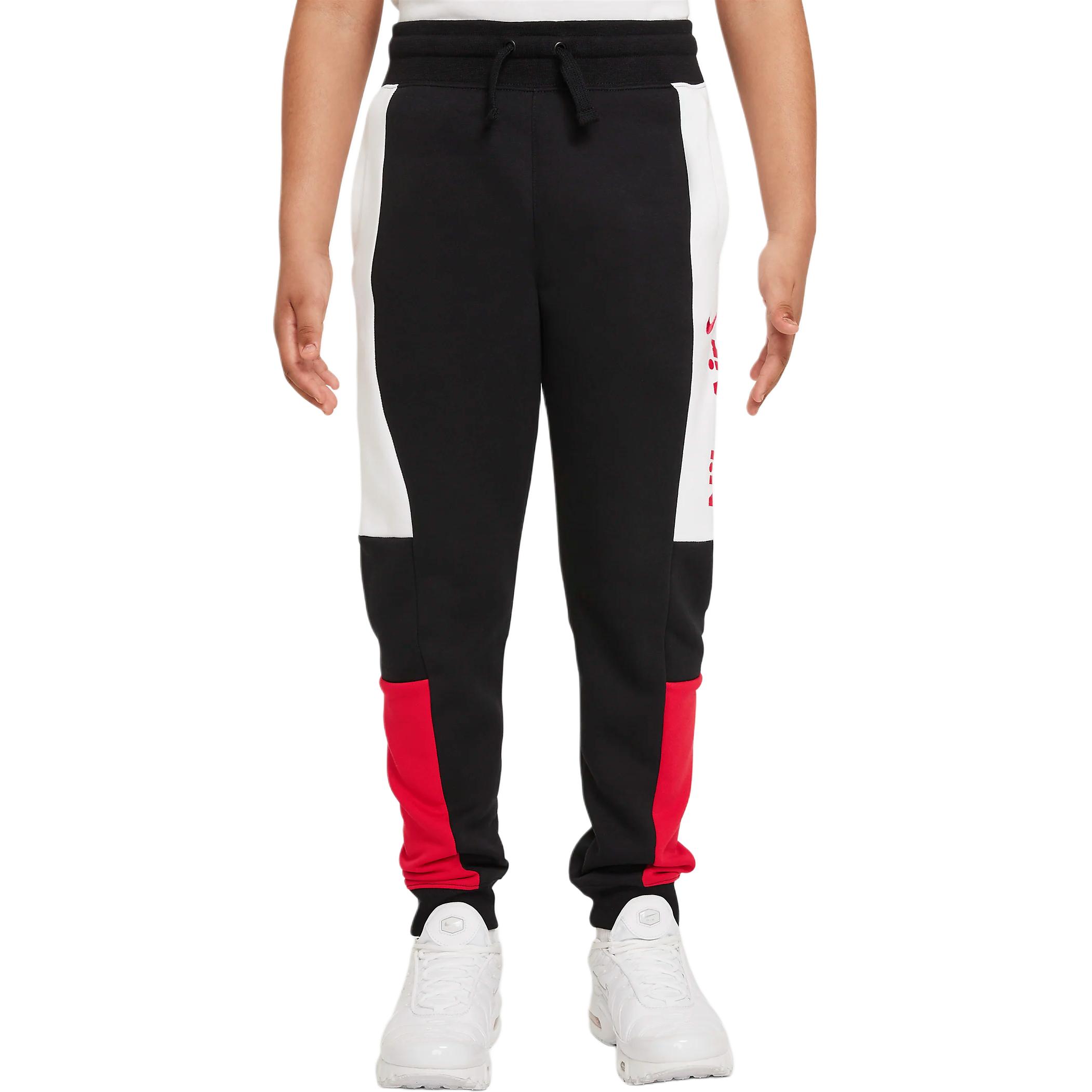 Штаны Nike Air (черно-бело-красные)