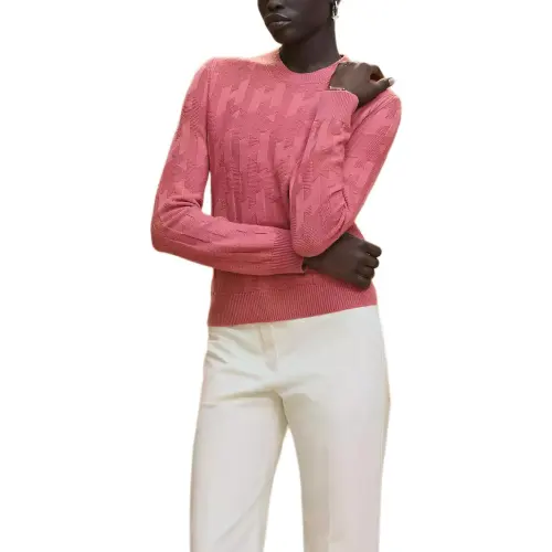 HERMES SS25 Sweater Women's Pink